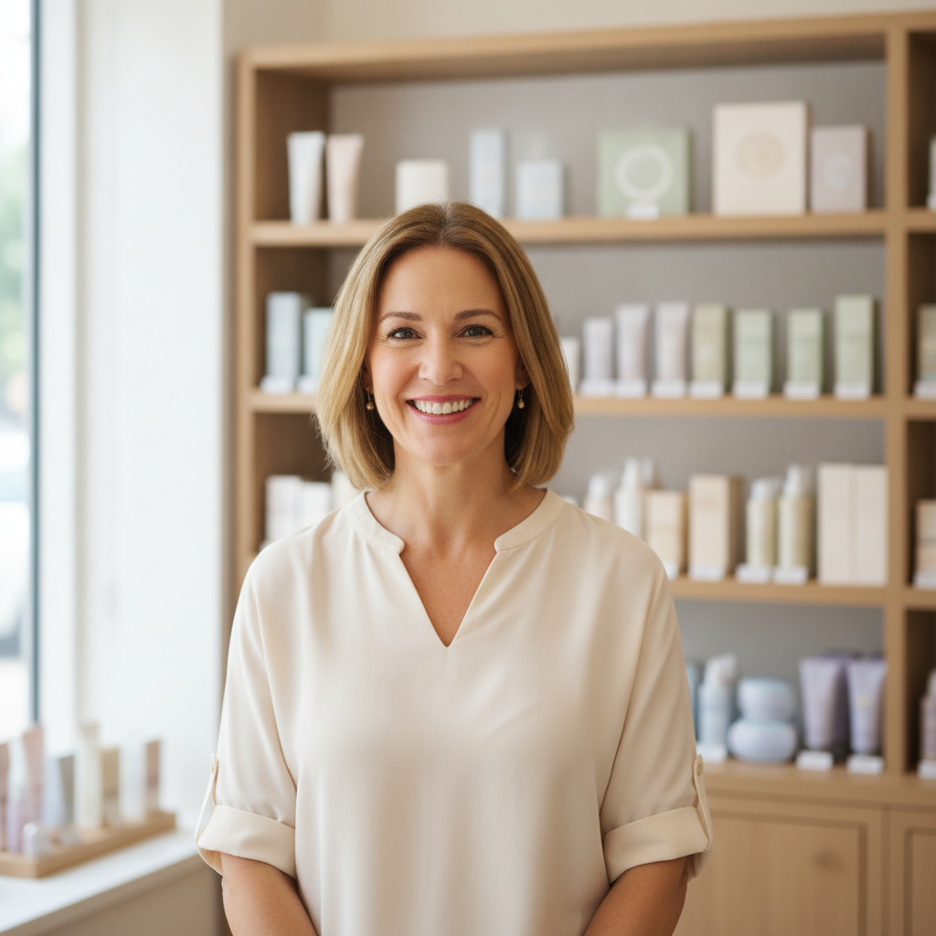 Portrait de Camille, gérante de la boutique Néroli